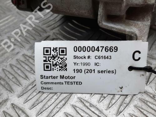 Starter MERCEDES-BENZ 190 (W201) D 2.0 (201.122) | BP29646815M8 