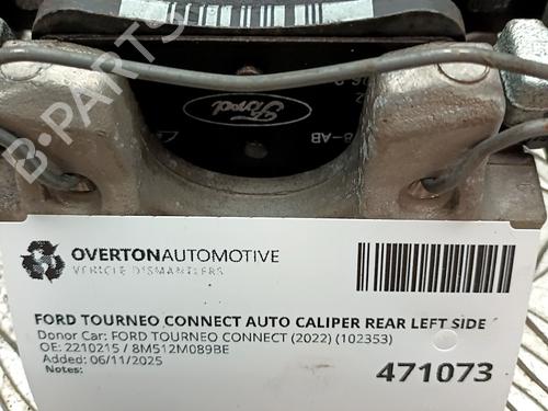 Left rear brake caliper FORD TOURNEO CONNECT / GRAND TOURNEO CONNECT V408 MPV 1.5 EcoBlue | BP30189785M107 