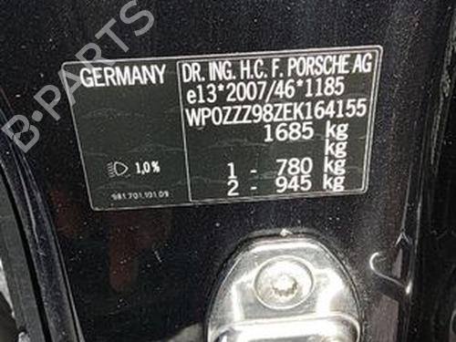 Fuel pump PORSCHE CAYMAN (981) 2.7 | BP29661612M76 