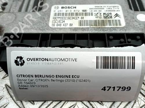 Engine control unit (ECU) CITROËN BERLINGO Box Body/MPV (B9) 1.6 HDi 75 | BP30841565M57  - Image 5