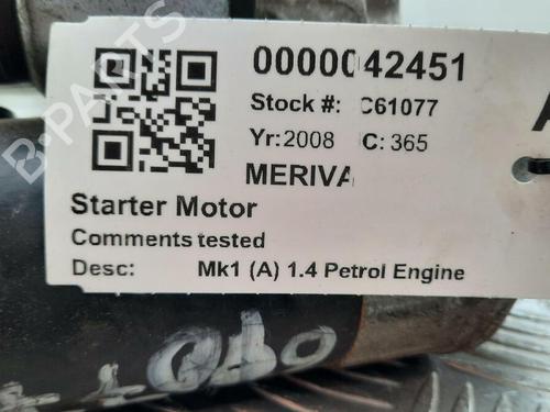 Startmotor VAUXHALL MERIVA A (X03) 1.4 16V Twinport | BP29646720M8 