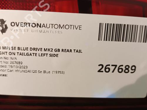 Left taillight HYUNDAI i20 II (GB, IB) 1.2 | BP29652838C34
