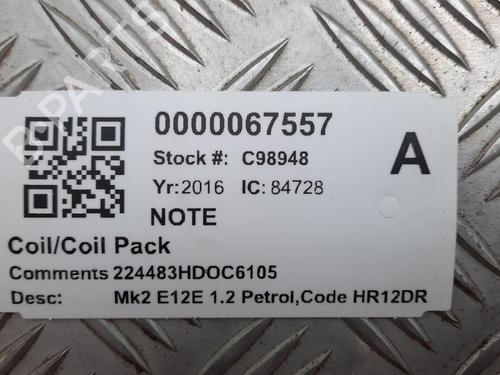 Bobine NISSAN NOTE (E12) 1.2 DIG-S | BP29647423M94