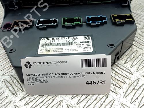 Electronic module MERCEDES-BENZ C-CLASS (W204) C 180 Kompressor (204.046) | BP29674898M83