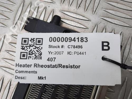 Heater resistor PEUGEOT 407 SW (6E_, 6D_) 2.0 HDi 135 | BP29648053M108