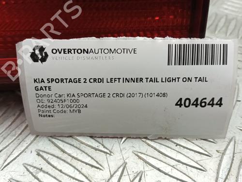 Left taillight KIA SPORTAGE IV (QL, QLE) 1.7 CRDi | BP29661769C34 