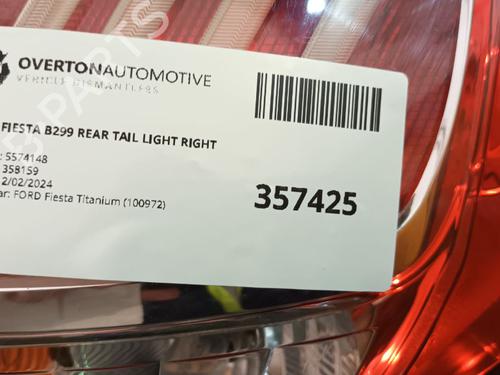 Højre baglygte FORD FIESTA VI (CB1, CCN) 1.0 EcoBoost | BP29657850C35 