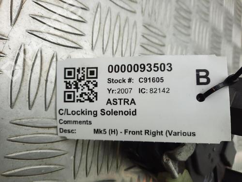 Højre fortil lås VAUXHALL ZAFIRA Mk II (B) (A05) 1.7 CDTI | BP29648047C97 