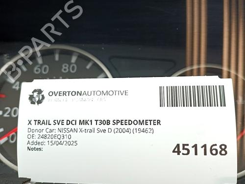 Instrument cluster NISSAN X-TRAIL I (T30) 2.2 dCi 4x4 | BP29677272C47 