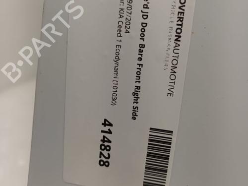 Right front door KIA CEE'D (JD) 1.6 CRDi 128 | BP29663802C3 