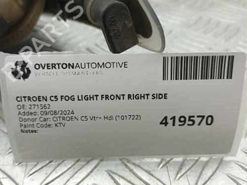 Højre Foran Tågelygte CITROËN C5 III (RD_) 1.6 HDi 110 (RD9HZC) | BP29665303C31