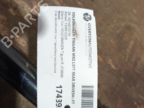 Left rear driveshaft VW TIGUAN (AD1, AX1) 2.0 TSI R 4motion | BP29649587M40
