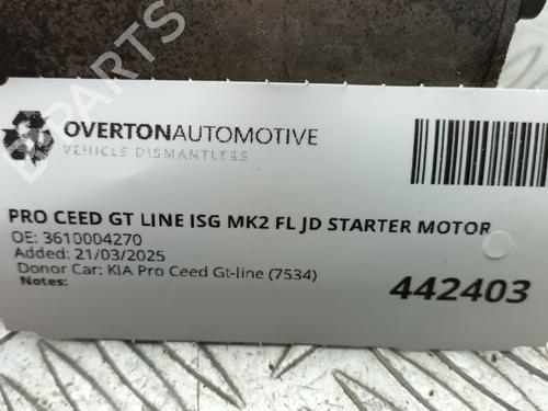 Startmotor KIA CEE'D (JD) 1.4 CVVT | BP29673158M8 