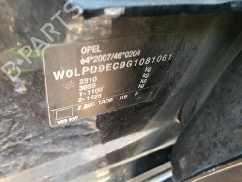 Rear left seatbelt VAUXHALL ZAFIRA Mk III (P12) 1.4 (75) | BP29650246I29 