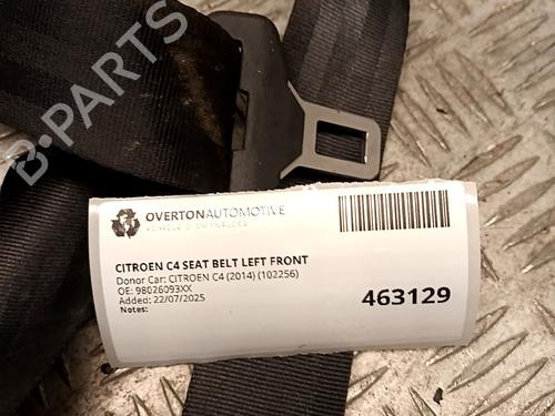 Front left seatbelt CITROËN C4 II (NC_) 1.6 HDi 115 | BP29682908I26 