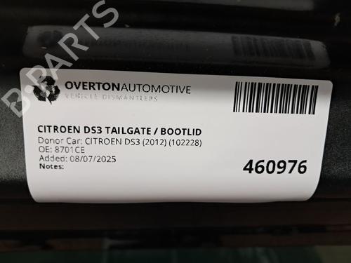 Tailgate CITROËN DS3 (SA_) 1.6 VTi 120 | BP29681477C6