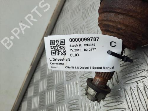 Left front driveshaft RENAULT CLIO III (BR0/1, CR0/1) 1.4 16V | BP29648145M38 