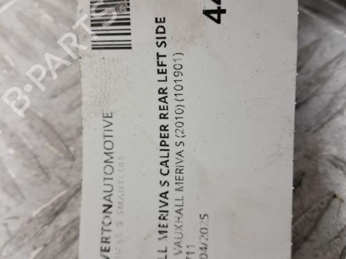 Left rear brake caliper VAUXHALL MERIVA Mk II (B) (S10) 1.4 | BP29675595M107 