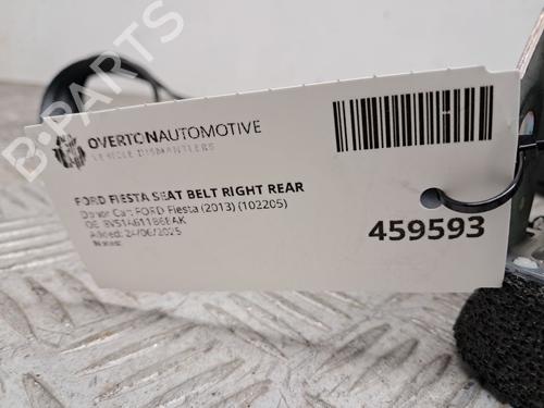 Sikkerhedssele bag højre FORD FIESTA VI (CB1, CCN) 1.0 EcoBoost | BP29680823I28