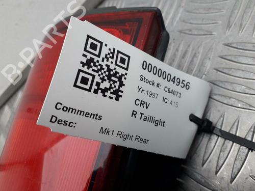 Right taillight HONDA CR-V I (RD) 2.0 16V 4WD (RD1, RD3) | BP29645485C35 