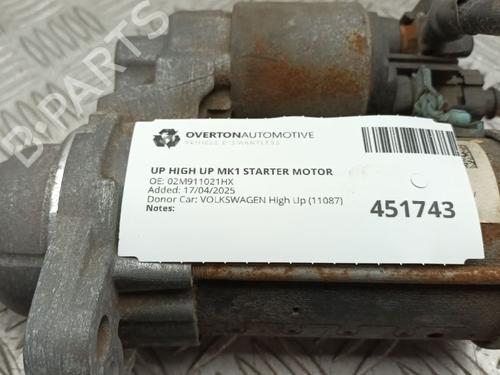 Starter VW UP! (121, 122, BL1, BL2, BL3, 123) 1.0 | BP29677672M8