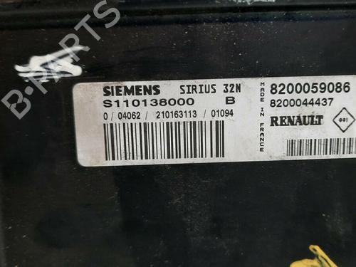 Engine control unit (ECU) RENAULT CLIO II (BB_, CB_) 1.2 16V (BB05, BB0W, BB11, BB27, BB2T, BB2U, BB2V, CB05,... | BP29647570M57 