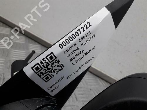 Left mirror VAUXHALL MERIVA A (X03) 1.4 16V Twinport | BP29645647C26