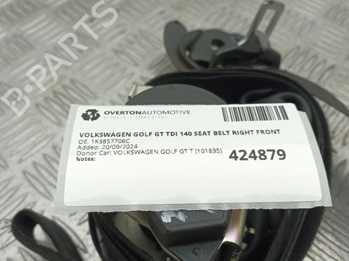 Front right seatbelt VW GOLF V (1K1) 2.0 TDI 16V | BP29666432I25