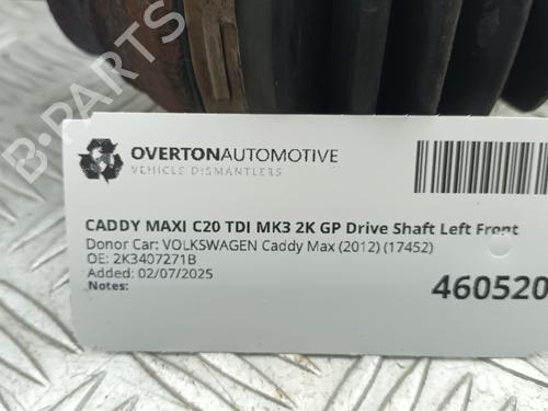 Left front driveshaft VW CADDY III Box Body/MPV (2KA, 2KH, 2CA, 2CH) 2.0 TDI 4motion | BP29681207M38