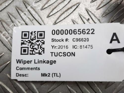 Vindrute Vindusviskermekanisme HYUNDAI TUCSON (TL, TLE) 1.7 CRDi | BP29647366C83