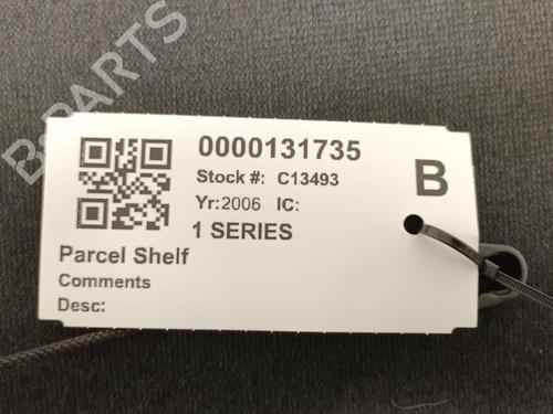 Rear parcel shelf BMW 1 (E87) 120 d | BP29648812C85