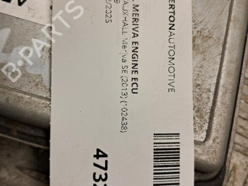 Engine control unit (ECU) VAUXHALL MERIVA Mk II (B) (S10) 1.4 | BP31055814M57