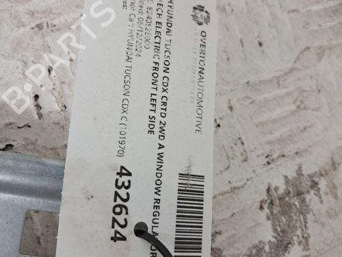 Front left window mechanism HYUNDAI TUCSON (JM) 2.0 CRDi | BP29668925C22 