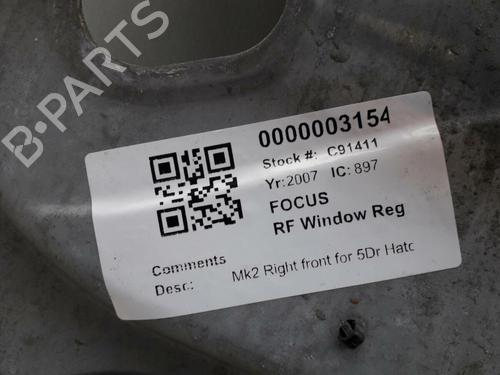 Front right window mechanism FORD FOCUS II (DA_, HCP, DP) 1.6 TDCi | BP29645389C23