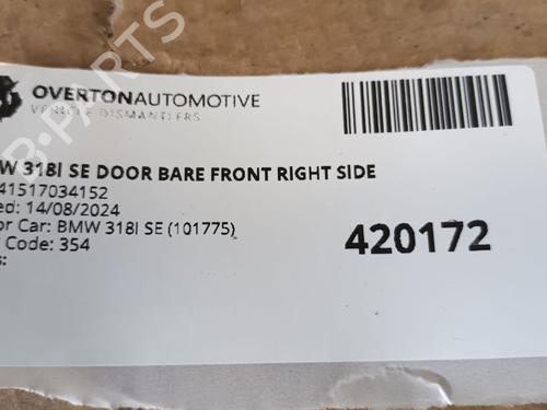 Right front door BMW 3 (E46) 318 i | BP29665486C3