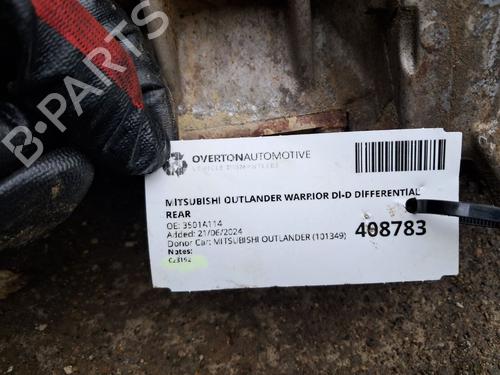 Rear differential MITSUBISHI OUTLANDER II (CW_W) 2.0 DI-D (CW8W) | BP29662626M24