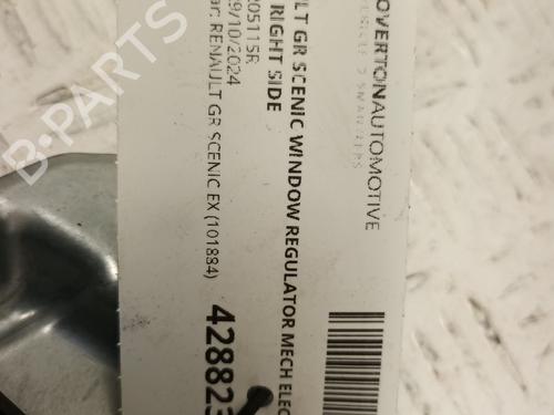 Front right window mechanism RENAULT GRAND SCÉNIC III (JZ0/1_) 1.5 dCi (JZ0B, JZ07) | BP29667506C23