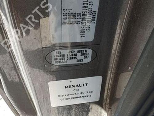 Front bumper reinforcement RENAULT CLIO III (BR0/1, CR0/1) 1.2 16V | BP29678620C109 