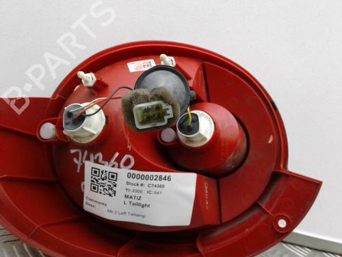Left taillight CHEVROLET MATIZ (M200, M250) 1.0 | BP29645329C34 