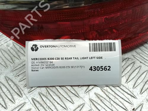 Left taillight MERCEDES-BENZ A-CLASS (W169) A 170 (169.032, 169.332) | BP29668072C34 