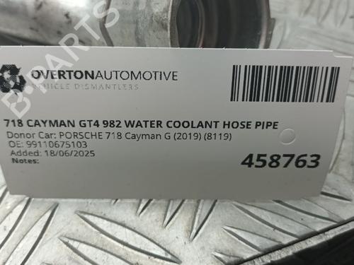 Pipe PORSCHE 718 CAYMAN (982) 4.0 GT4 (982810, 982811) | BP29680424M125