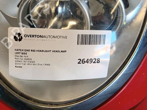 Left headlight MINI MINI (R50, R53) One | BP29652575C28 