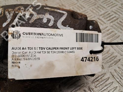 Left front brake caliper AUDI A4 B7 (8EC) 2.0 TFSI | BP31634787M105 - Image 6