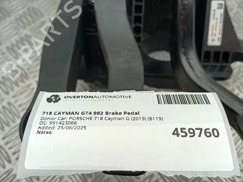 Break pedal PORSCHE 718 CAYMAN (982) 4.0 GT4 (982810, 982811) | BP29680854I19 