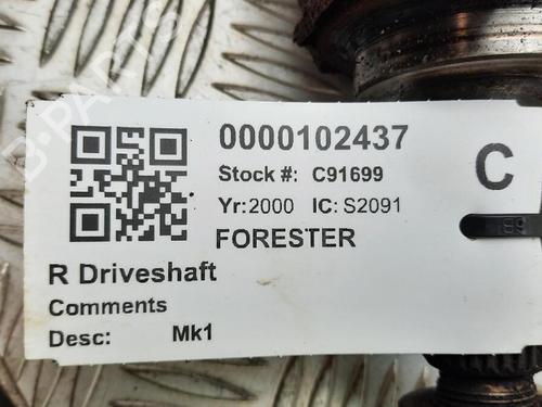 Right front driveshaft SUBARU FORESTER (SF_) 2.0 AWD (SF5) | BP29648192M39 
