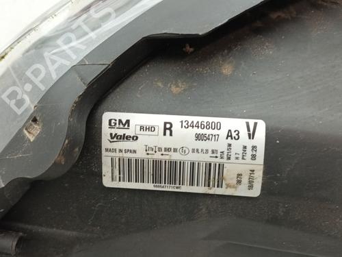 Right headlight VAUXHALL CORSA Mk III (D) (S07) 1.2 i 16V (L08) | BP29663693C29