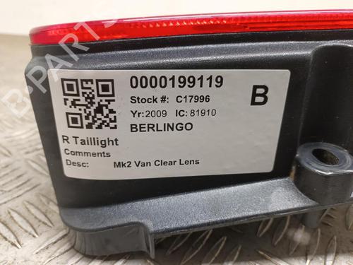 Right taillight CITROËN BERLINGO / BERLINGO FIRST Box Body/MPV (M_) 1.6 HDI 75 (MB9HW) | BP29650198C35 