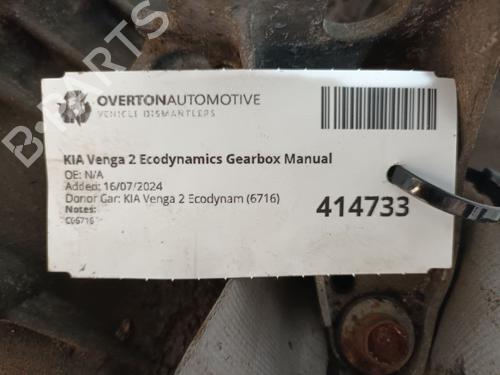 Gearbox KIA VENGA (YN) 1.4 CVVT | BP29663779M3