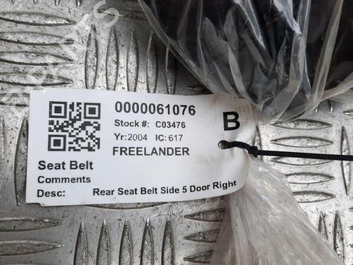 Sikkerhedssele bag højre LAND ROVER FREELANDER I (L314) 2.5 V6 4x4 | BP29647397I28 