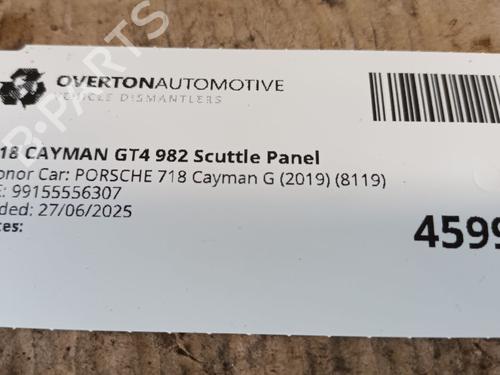 Scuttle panel PORSCHE 718 CAYMAN (982) 4.0 GT4 (982810, 982811) | BP29680909C110 